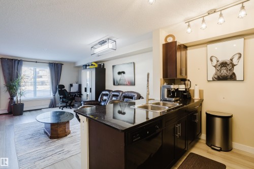 109 530 Watt Boulevard, Edmonton, AB - Indoor Photo Showing Kitchen With Double Sink