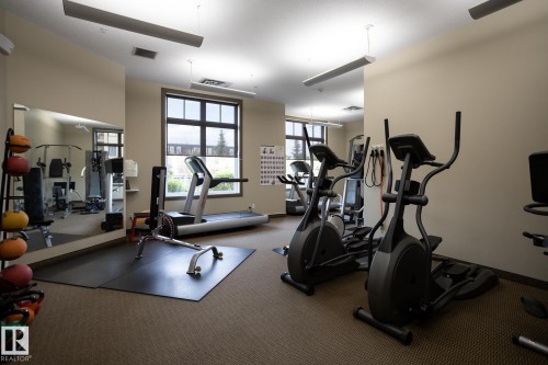 409 160 Magrath Road, Edmonton, AB - Indoor Photo Showing Gym Room