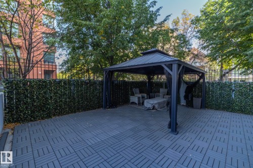 205 10130 114 Street, Edmonton, AB - Outdoor With Deck Patio Veranda With Backyard