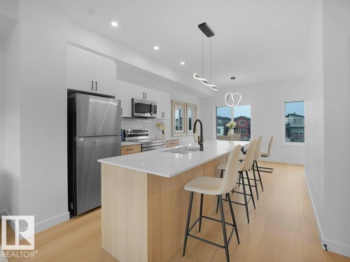 67 18120 28 Avenue, Edmonton, AB - Indoor Photo Showing Kitchen With Upgraded Kitchen