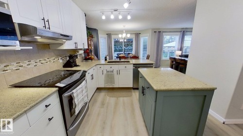 4118 29 Street, Edmonton, AB - Indoor Photo Showing Kitchen With Upgraded Kitchen