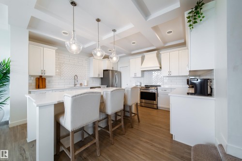6204 67 Street, Beaumont, AB - Indoor Photo Showing Kitchen With Upgraded Kitchen