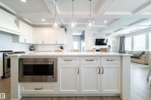 6204 67 Street, Beaumont, AB - Indoor Photo Showing Kitchen With Upgraded Kitchen