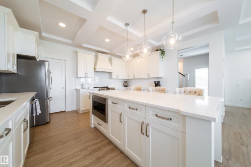 6204 67 Street, Beaumont, AB - Indoor Photo Showing Kitchen With Upgraded Kitchen