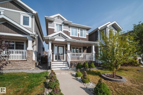 16728 15 Avenue, Edmonton, AB - Outdoor With Deck Patio Veranda With Facade