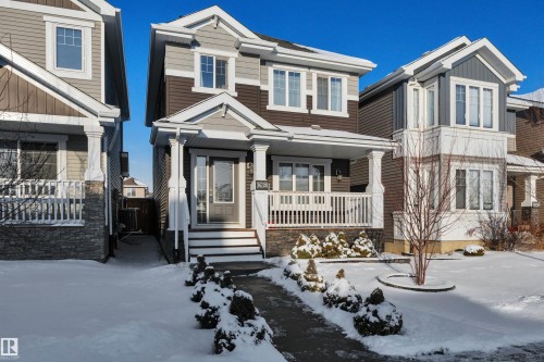 16728 15 Avenue, Edmonton, AB - Outdoor With Deck Patio Veranda With Facade
