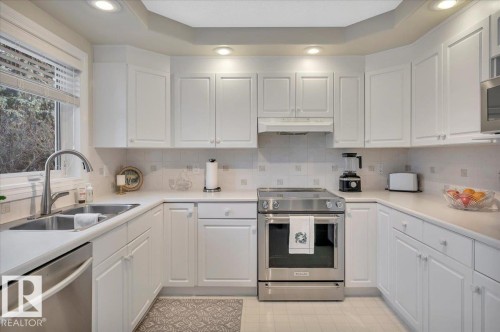 1371 Carter Crest Road, Edmonton, AB - Indoor Photo Showing Kitchen With Double Sink