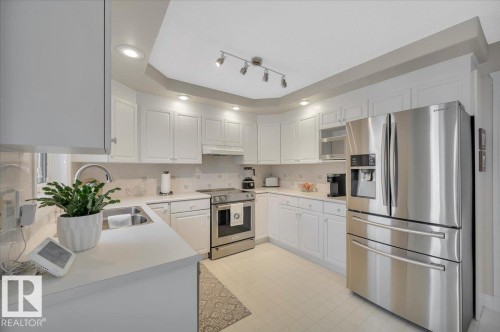 1371 Carter Crest Road, Edmonton, AB - Indoor Photo Showing Kitchen With Stainless Steel Kitchen With Double Sink
