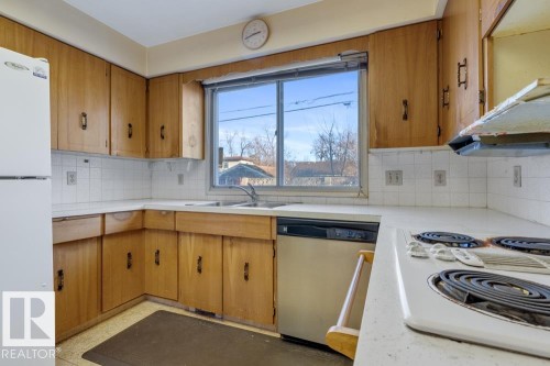 11109 70 Street, Edmonton, AB - Indoor Photo Showing Kitchen With Double Sink