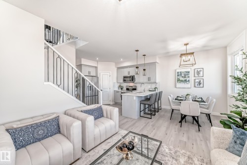 61 Patriot Way, Spruce Grove, AB - Indoor Photo Showing Living Room