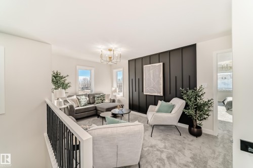 61 Patriot Way, Spruce Grove, AB - Indoor Photo Showing Living Room