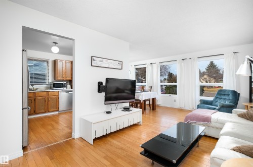 1303 35 Street, Edmonton, AB - Indoor Photo Showing Living Room