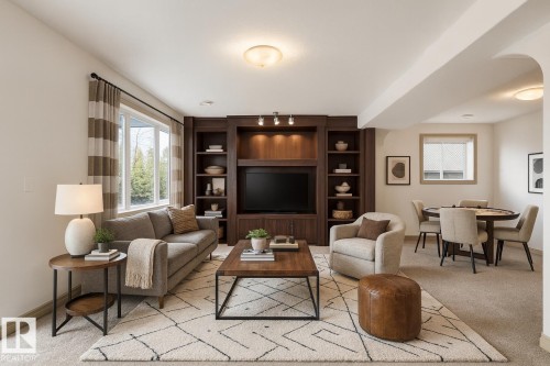 1610 Haswell Court, Edmonton, AB - Indoor Photo Showing Living Room