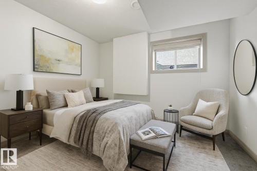 Virtually staged - 1610 Haswell Court, Edmonton, AB - Indoor Photo Showing Bedroom