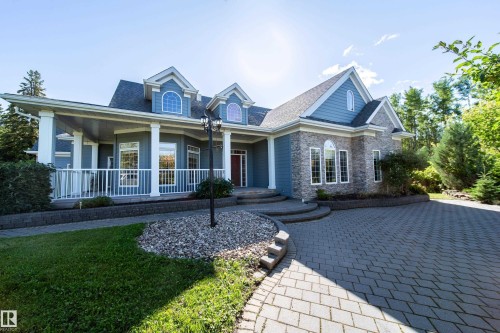 2A Silver Beach Road, Rural Wetaskiwin County, AB - Outdoor With Deck Patio Veranda With Facade