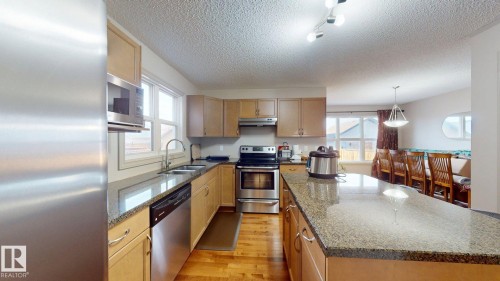 1708 62 Street, Edmonton, AB - Indoor Photo Showing Kitchen With Double Sink