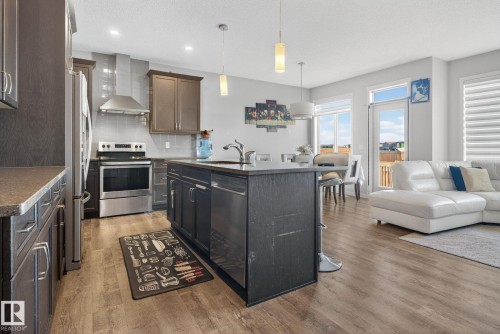 2031 51 Street, Edmonton, AB - Indoor Photo Showing Kitchen With Upgraded Kitchen