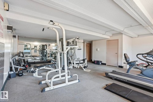 1103 9918 101 Street, Edmonton, AB - Indoor Photo Showing Gym Room