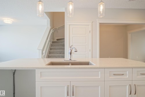 17639 46 Street, Edmonton, AB - Indoor Photo Showing Kitchen With Double Sink