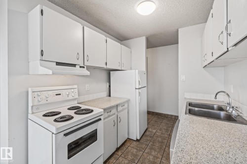 702 10015 119 Street, Edmonton, AB - Indoor Photo Showing Kitchen With Double Sink