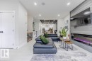 4 Chambery Crescent, St. Albert, AB  - Indoor Photo Showing Living Room With Fireplace 