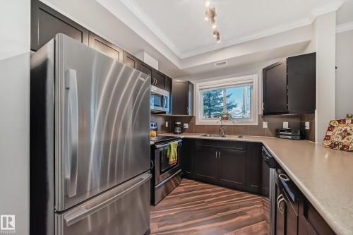 108 14604 125 Street, Edmonton, AB - Indoor Photo Showing Kitchen With Double Sink