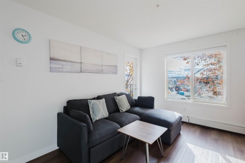 209 11803 22 Avenue, Edmonton, AB - Indoor Photo Showing Living Room