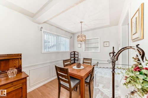 8602 158 Street, Edmonton, AB - Indoor Photo Showing Dining Room