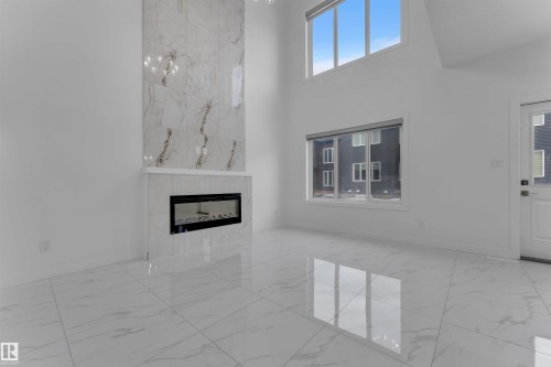 3512 41 Avenue, Beaumont, AB - Indoor With Fireplace
