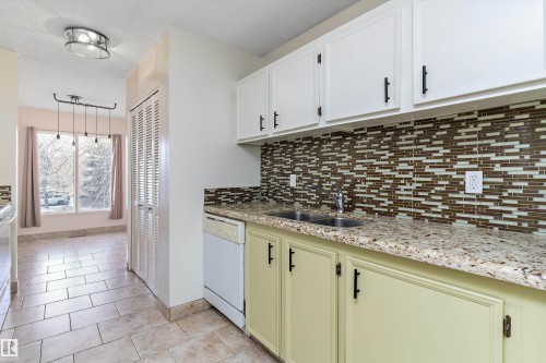 3415 48 Street, Edmonton, AB - Indoor Photo Showing Kitchen With Double Sink
