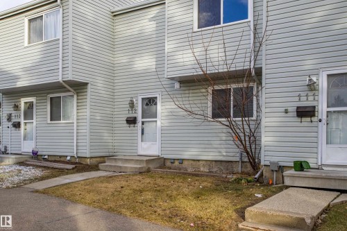 Property entrance - 112 Dickinsfield Court Nw, Edmonton, AB - Outdoor