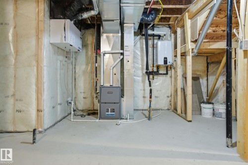 3309 Chernowski Way, Edmonton, AB - Indoor Photo Showing Basement