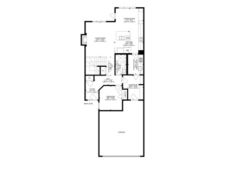View of home floor plan - 3309 Chernowski Way, Edmonton, AB - Other