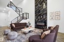 3309 Chernowski Way, Edmonton, AB  - Indoor Photo Showing Living Room With Fireplace 