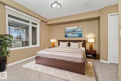 110 1589 Glastonbury Boulevard, Edmonton, AB - Indoor Photo Showing Bedroom