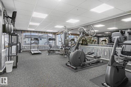 110 1589 Glastonbury Boulevard, Edmonton, AB - Indoor Photo Showing Gym Room