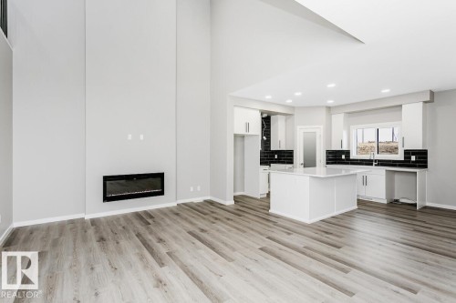 2363 Egret Way, Edmonton, AB - Indoor With Fireplace