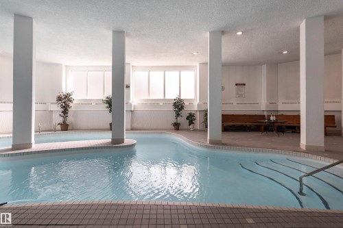 508 10045 117 Street, Edmonton, AB - Indoor Photo Showing Other Room With In Ground Pool