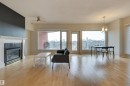 501 9708 110 Street, Edmonton, AB  - Indoor Photo Showing Living Room With Fireplace 