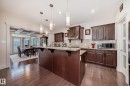 3503 Goodridge Bay Nw, Edmonton, AB  - Indoor Photo Showing Kitchen With Upgraded Kitchen 