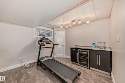 3503 Goodridge Bay Nw, Edmonton, AB - Indoor Photo Showing Gym Room