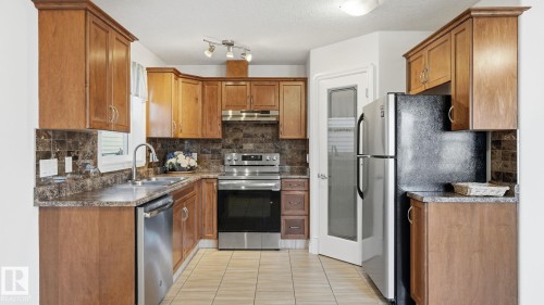 14903 109 Avenue, Edmonton, AB - Indoor Photo Showing Kitchen With Double Sink