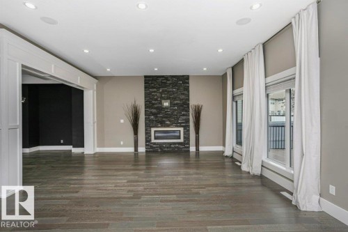 2453 Ashcraft Crescent, Edmonton, AB - Indoor With Fireplace