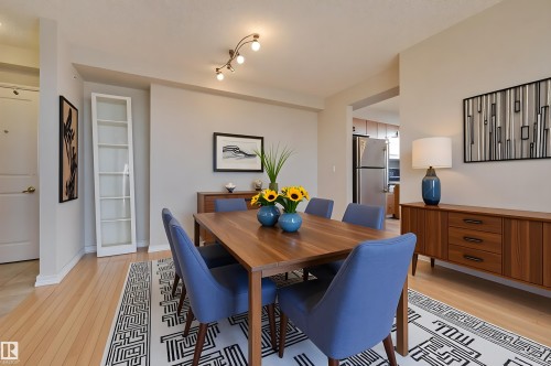 1807 10303 105 Street, Edmonton, AB - Indoor Photo Showing Dining Room