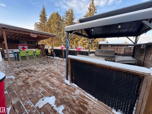 5510 Railway Avenue, Glendon, AB - Outdoor With Deck Patio Veranda With Exterior