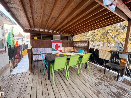 5510 Railway Avenue, Glendon, AB - Outdoor With Deck Patio Veranda With Exterior