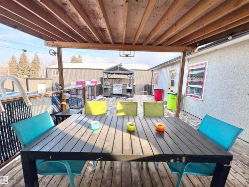 5510 Railway Avenue, Glendon, AB - Outdoor With Deck Patio Veranda With Exterior