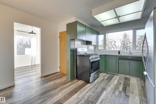 9648 74 Street Nw, Edmonton, AB - Indoor Photo Showing Kitchen