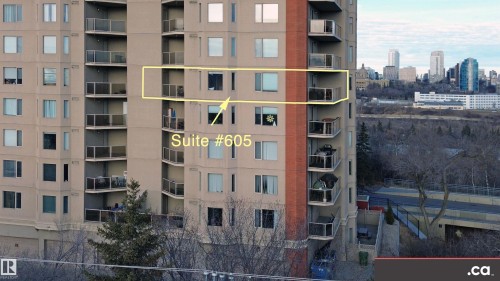 605 10649 Saskatchewan Drive, Edmonton, AB - Outdoor With Facade