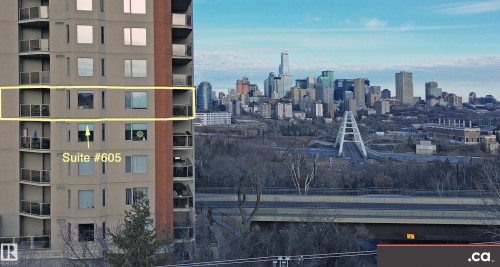 605 10649 Saskatchewan Drive, Edmonton, AB - Outdoor With View